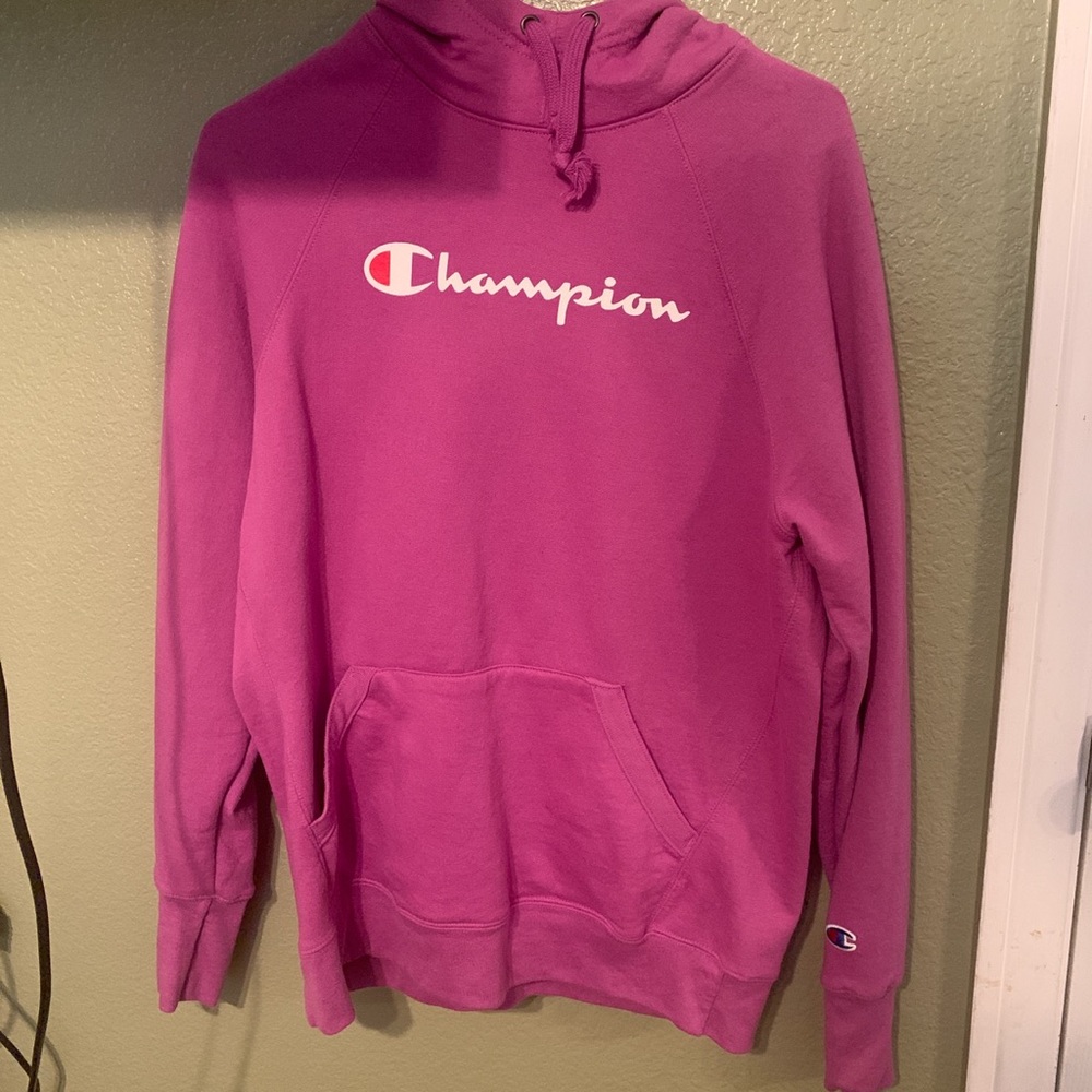 Magenta champion hoodie